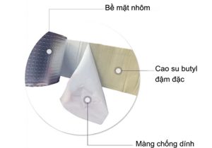 Cấu tạo băng keo chống thấm siêu dính Maxseal
